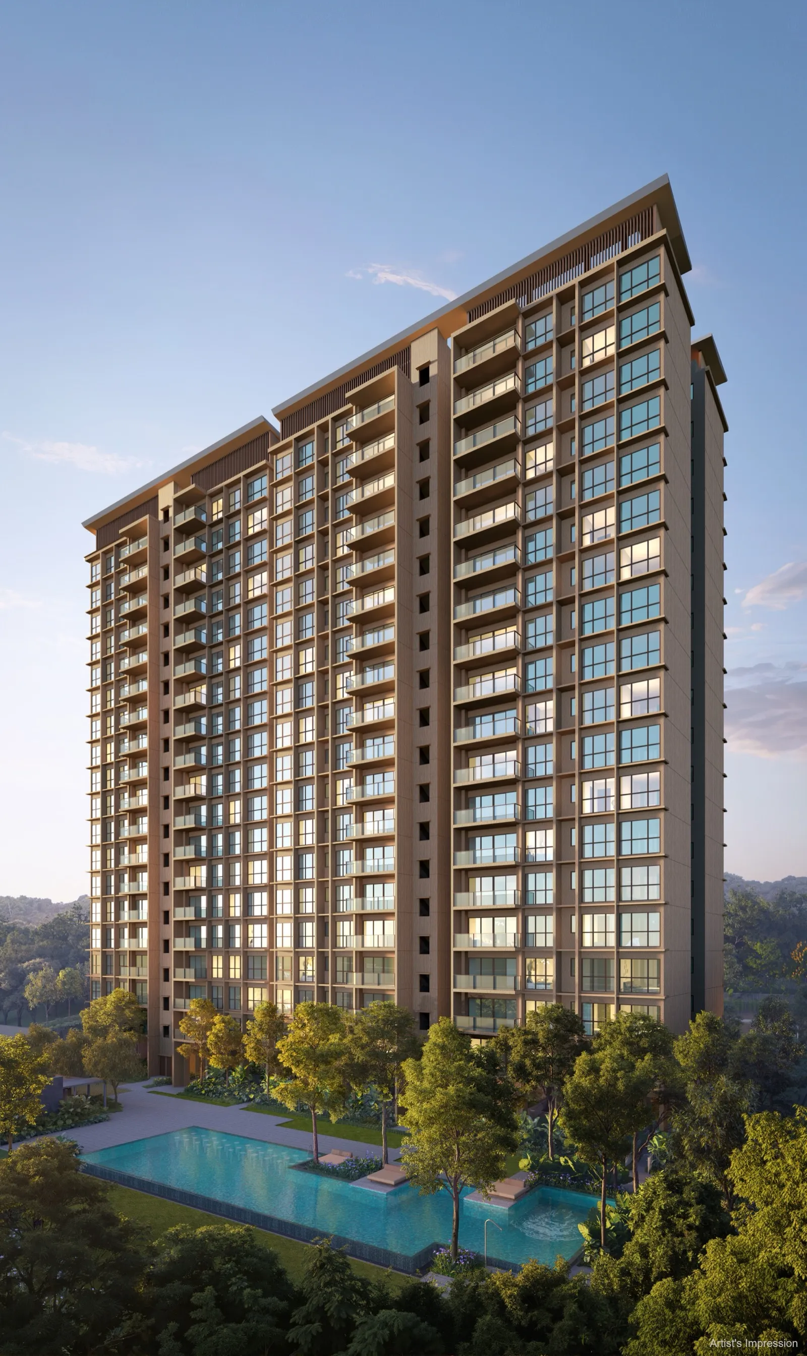 Artist's impression of the Dunearn House tower pinnacle
